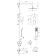 Lemark Unit LM4522C shower system, built -in, tropical shower, shower, chromium