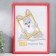 Photo frame plastic 21x30 cm red (105)