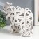 Souvenir Polystone 3D "Elephant Geometry" 19x11x25.5 cm
