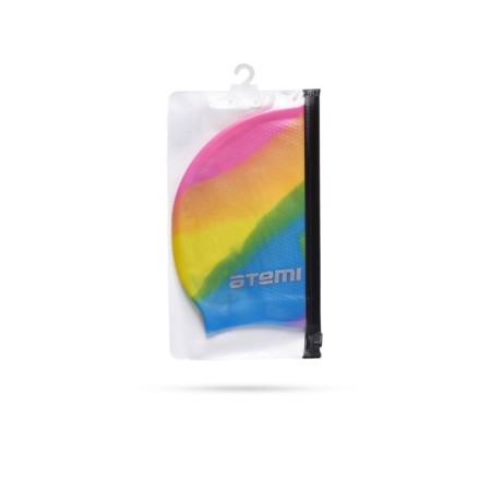 ATEMI DCM102 swimming cap, massage silicone, multicolor-4