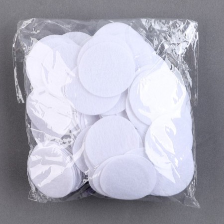 Fetir wheels for creativity and decor "circles", 200 pcs., Size 1 pc. - 4.5 cm, white color-3