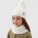 Kit for children (hat, snood) minku river 54-56, milk color