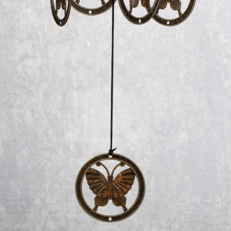 Wind Music Metal "Butterflies" 12 tubes 43 cm-2