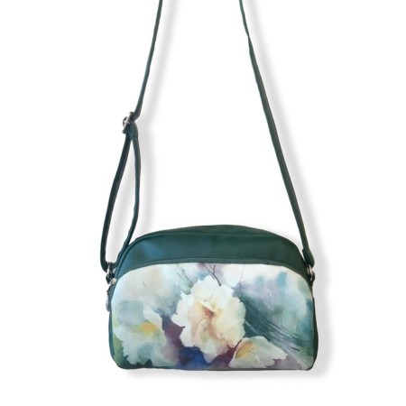 Cross-Body bag, lightning department, green color-1