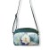 Cross-Body bag, lightning department, green color