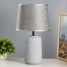 Ramina table lamp E14 40W gray 22.5x22.5x37cm Risalux