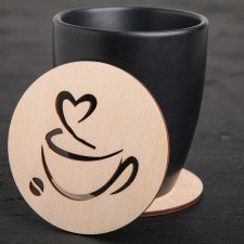Standing under the mug 