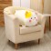 Soft toy "cat", 70 cm, beige color