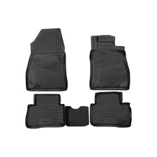3D mats in the salon for Nissan Juke MK.1 2010-2019, P.R. Crossover, 4 pcs.