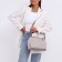 Cross-Bodi Vita with a zipper, beige color