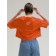 TOP female, size 44, orange color