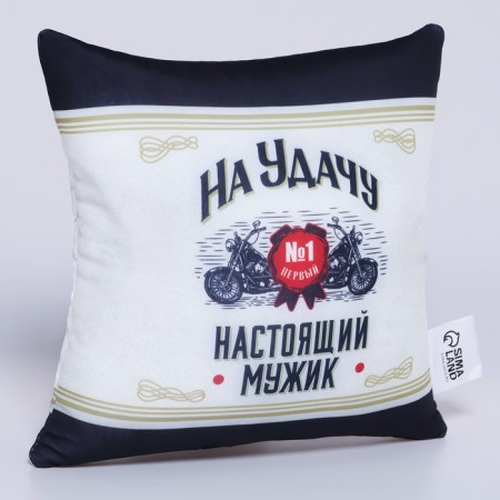 Antistress pillow decorative "For good luck", 21x20 cm-2