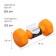 Neoprene dumbbell, 2 kg, orange color