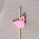 Swaps "Pink Flamingo", 12 cm, set 25 pcs