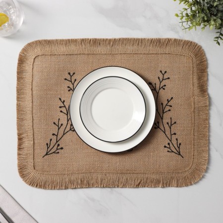 Serving napkin on the table of the share of Coffee, 40 × 30 cm, beige color-2