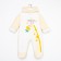 The jumpsuit is insulated, yellow color, height 74