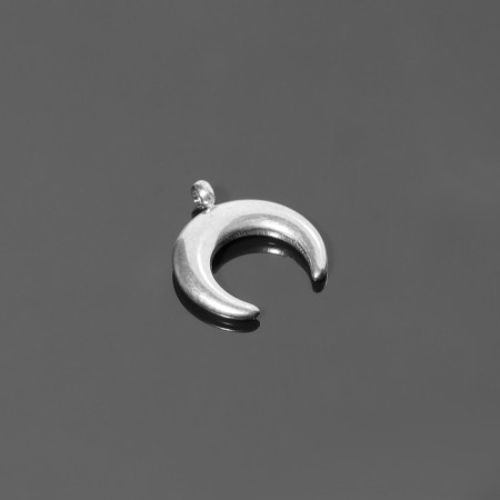 Suspension "Lunits", 1.2 × 1.3 cm, D (internal) = 2 mm, color silver