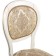 Wooden chair Adriano Buke/Fabric, milk/beige 50x54x96 cm