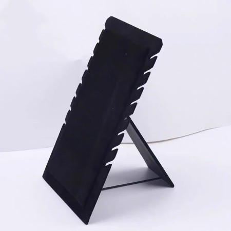 Standing for pendants, chains, 8 seats, 19.5 × 2 × 28.8, black color-3