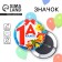The settling icon for the first grader "1a class", d = 5.6 cm