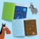 IQ block with the tasks “Learning to cut”, 24 pp., 12 × 17 cm, blue tractor