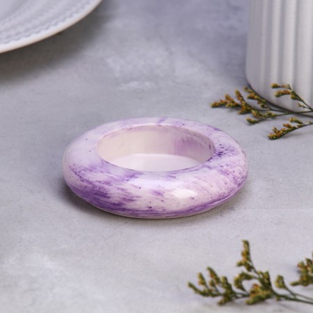 Commercial Commercial Complex from gypsum is small, 9x2.5cm, marble with purple strips-1