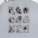 Stamp for creativity Silicon "Lovely animals with flowers" 16x11 cm