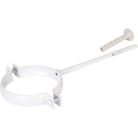Элемент дымохода ROMMER RCA-0080-020111, крепление к стене, d=80 мм, металл, белое-5