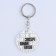 Acrylic key key with a joke "pizdec", 18+ diam. 4.5 cm