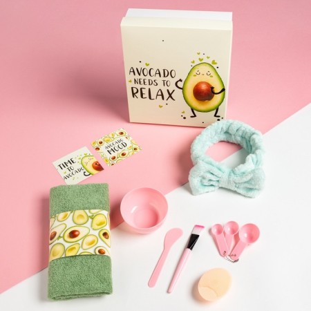 Avocado gift Ethel Set, towel and accessories-1
