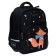 School backpack Bruno VisConti "Magic Fox", 40 x 30 x 19 cm, ergonomic back, pencil case as a gift