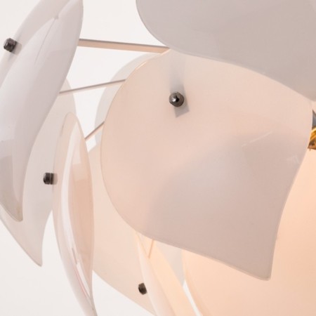 Suspended chandelier Arte Lamp Palmer A5695SP-5WH, E27, 5x60 W, 55x55x40 cm, white-1