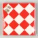 Paper Napkins "Red Rombics" 33x33 cm, set 20 pcs.