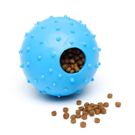 The ball is large "spiked", tpr, 9.5 cm, blue-2