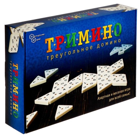 TRIMINO board game, triangular domino