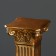 Column "Antique", bronze 65x27cm