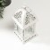 Summary metal, glass 1 candle "East. Calm" White 20.5x9.5x9.5 cm