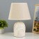 Woodland table lamp E14 40W white-brown 23x23x35 cm Risalux
