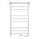Electric towel Indigo Line Trinity, 800x400 mm, timer, white