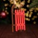 Christmas tree decoration "Salad", 10x4.5x2.5 cm, MDF
