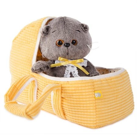 Soft toy "BABY BABY", in a cradle, 20 cm