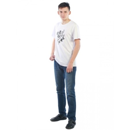 T-shirt "Tykvan-do", size 42, white color-1