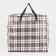 Lightning bag on a zipper, 38 liters, white/black color