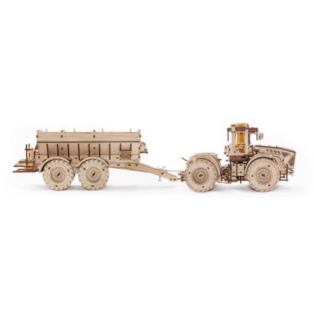 Wooden 3D designer "Trailer for the Kirovets K-7M tractor"-4