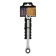 The key combined rattles tundra, CRV, polished, 72 teeth, 10 mm