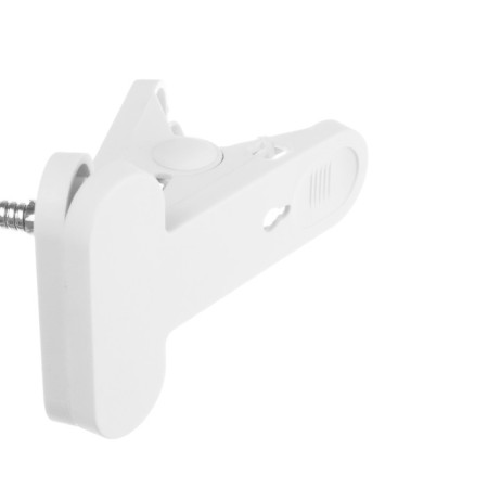 Lamp on the clothespin Ecola Base, E27, 220V, 300 mm, switch, flexible, white-4