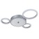 LED lamp 40W 3200LM 3000K-6000K, size 48x39x6 cm