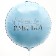 Foil ball 18 "Baby Boy", circle