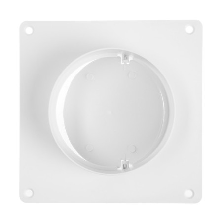 Round channels connector Zein, D = 100 mm, ventilation, with an overhead plate and with a valve-4