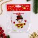 Set for creativity - Create a Christmas tree decoration from felt "Snowman in a hat"